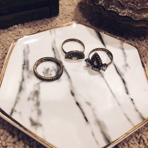 3 Piece Ring Set